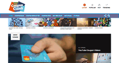 Desktop Screenshot of couponclaim.com